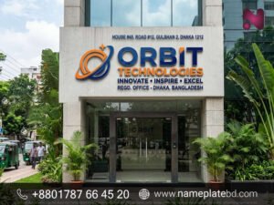 Modern Corporate Office Acrylic Signage Manufacturer in Bangladesh | Name Plate Bangladesh