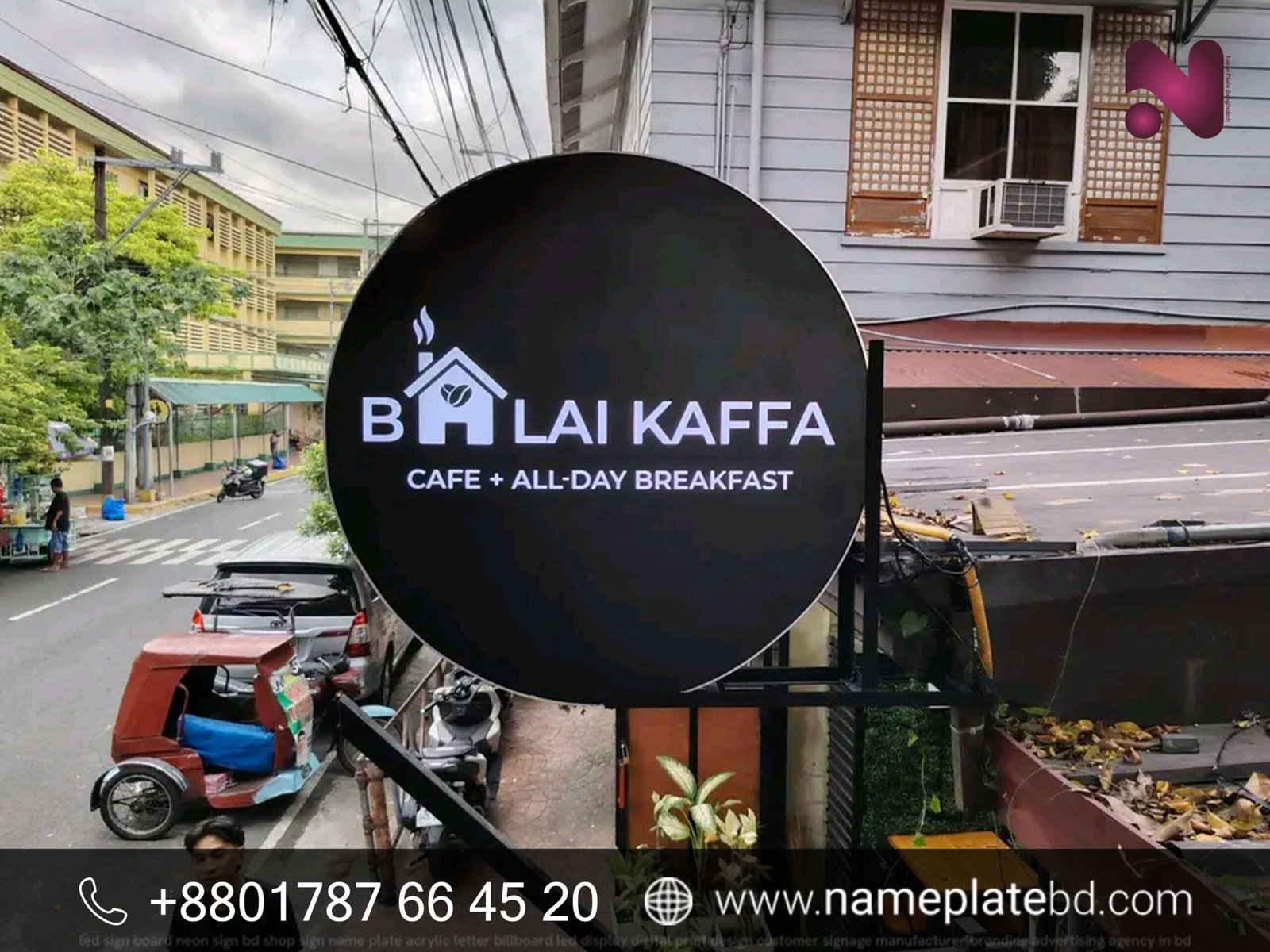Professional Bell Sign Board Design & Production | Name Plate Bangladesh
