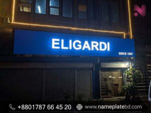 LED Profile Box Sign Board Design & Manufacturing | Name Plate Bangladesh