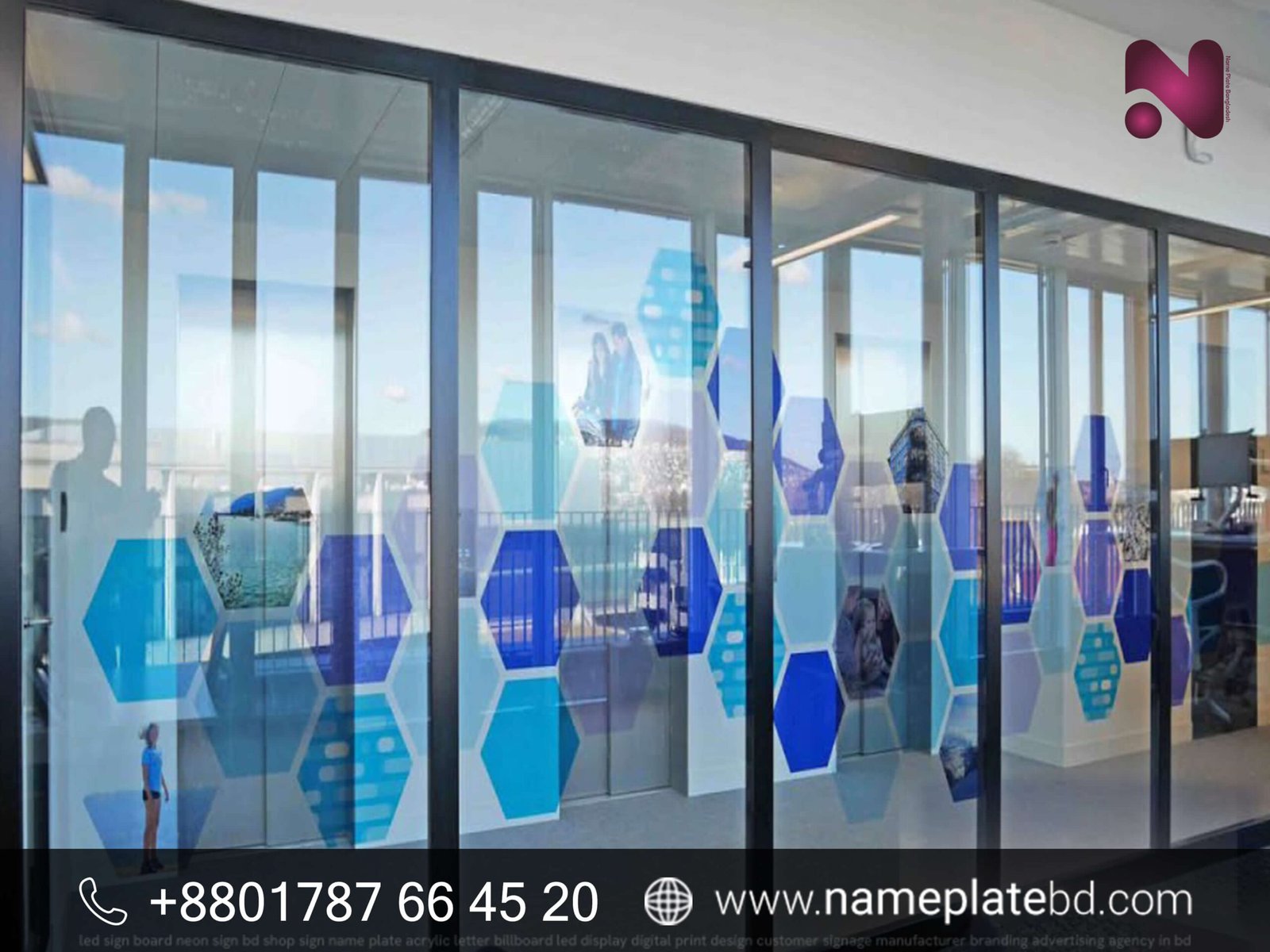 Transparent Sticker Printing & Manufacturing | Name Plate Bangladesh