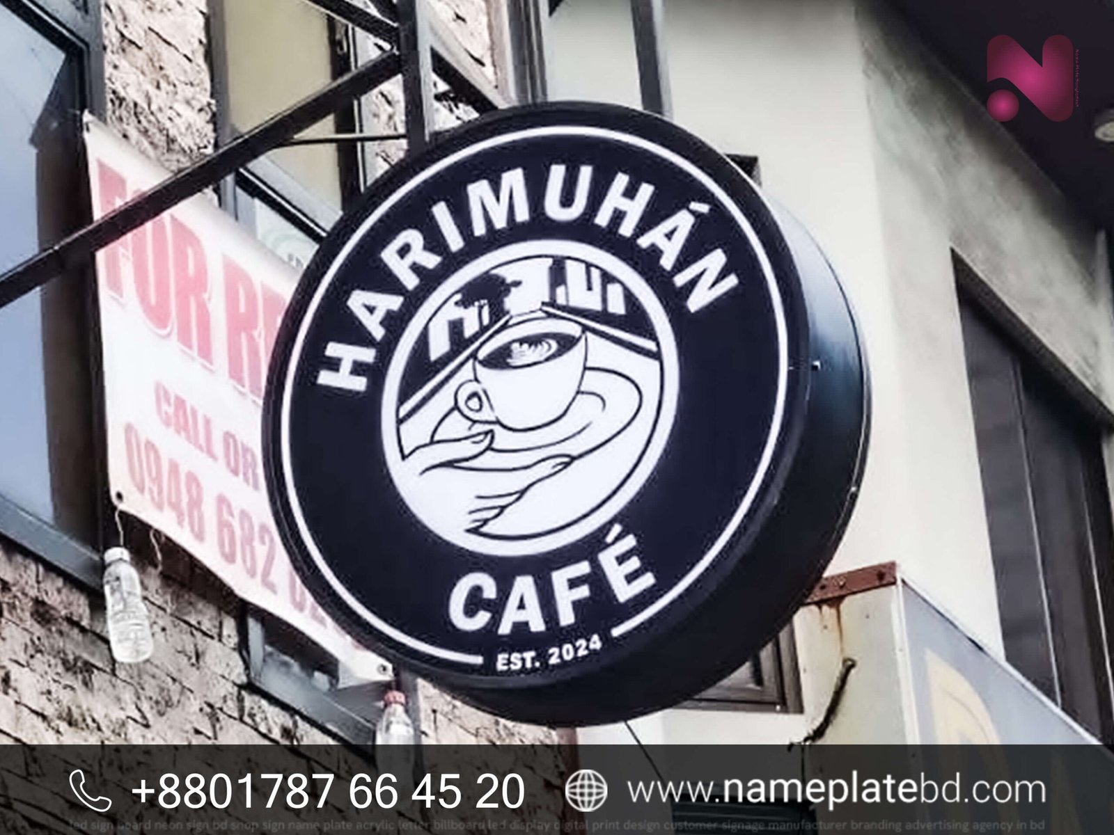 Custom Bell Sign Board Design & Manufacturing | Name Plate Bangladesh