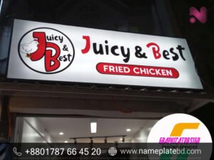 Custom LED Profile Box Signage Solutions in Bangladesh | Name Plate Bangladesh